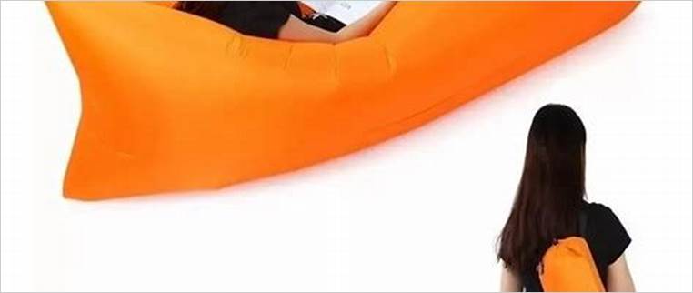 Sofá inflável para uso externo