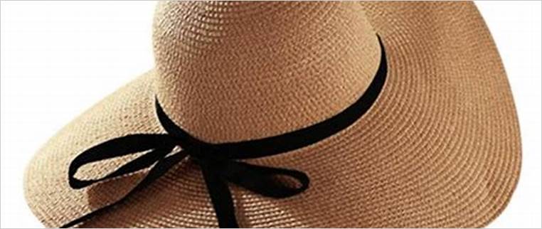 chapéu de praia feminino